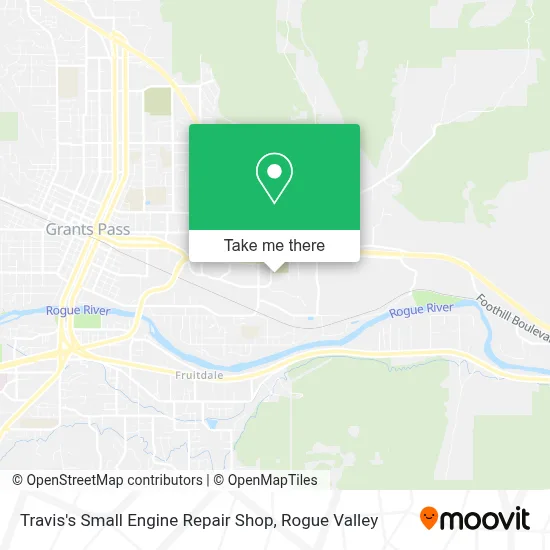 Travis's Small Engine Repair Shop map