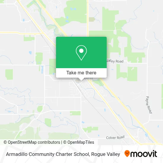 Armadillo Community Charter School map