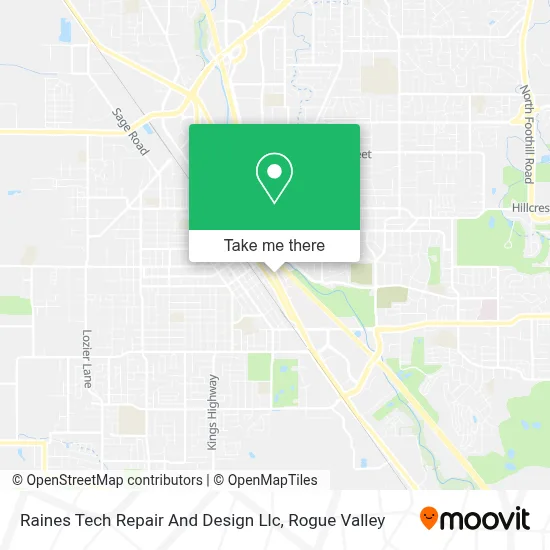 Raines Tech Repair And Design Llc map
