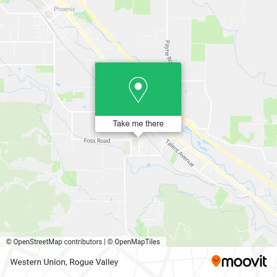 Western Union map