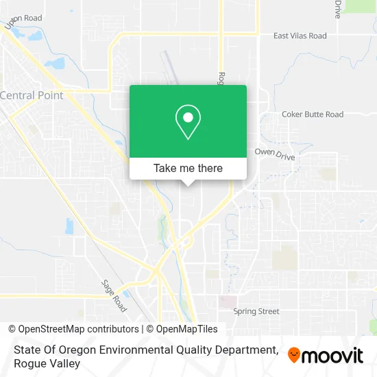 State Of Oregon Environmental Quality Department map