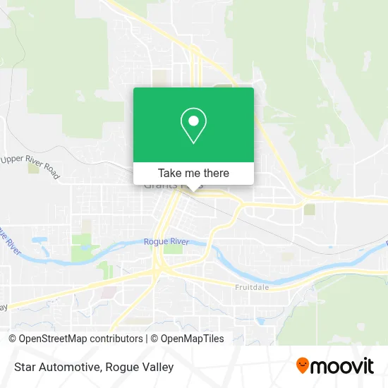Star Automotive map