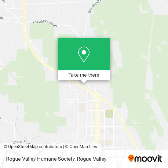 Rogue Valley Humane Society map