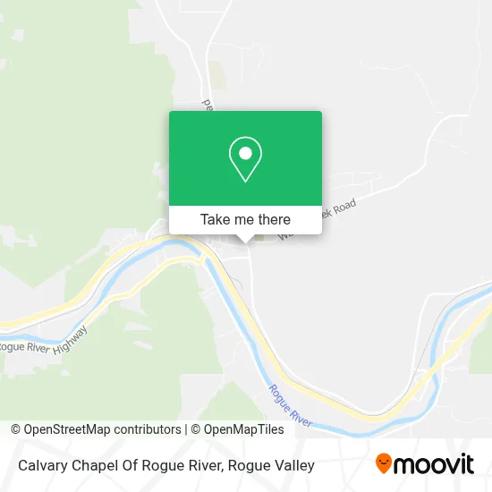 Calvary Chapel Of Rogue River map