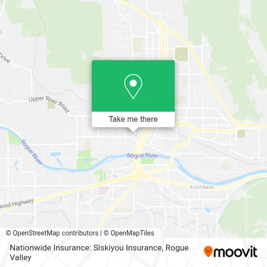 Nationwide Insurance: Siskiyou Insurance map
