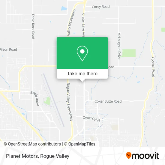 Planet Motors map