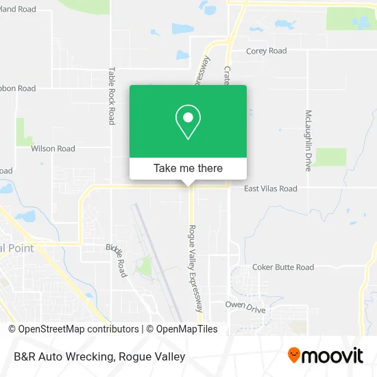 B&R Auto Wrecking map