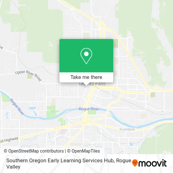 Southern Oregon Early Learning Services Hub map