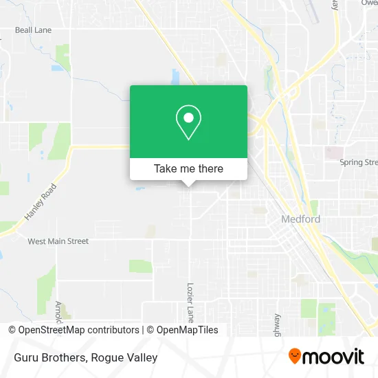 Guru Brothers map