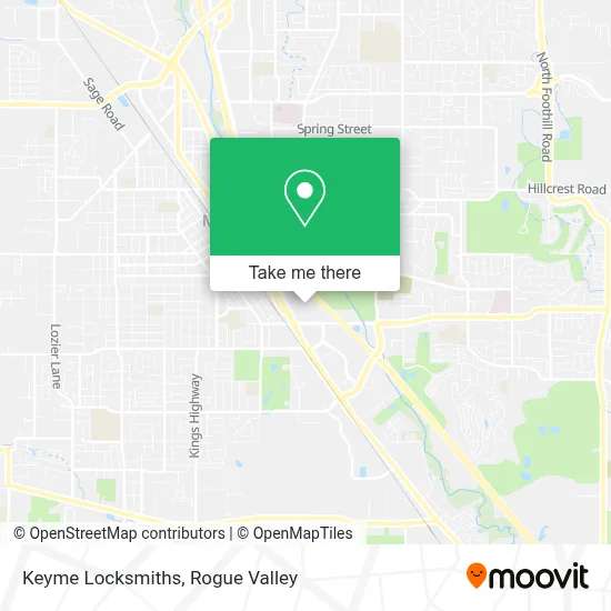 Keyme Locksmiths map