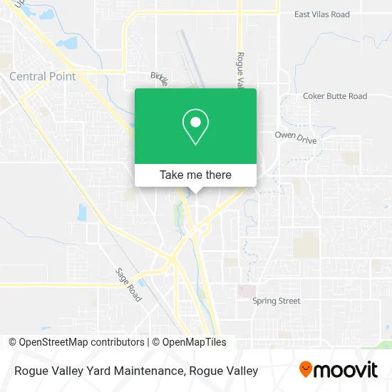 Rogue Valley Yard Maintenance map