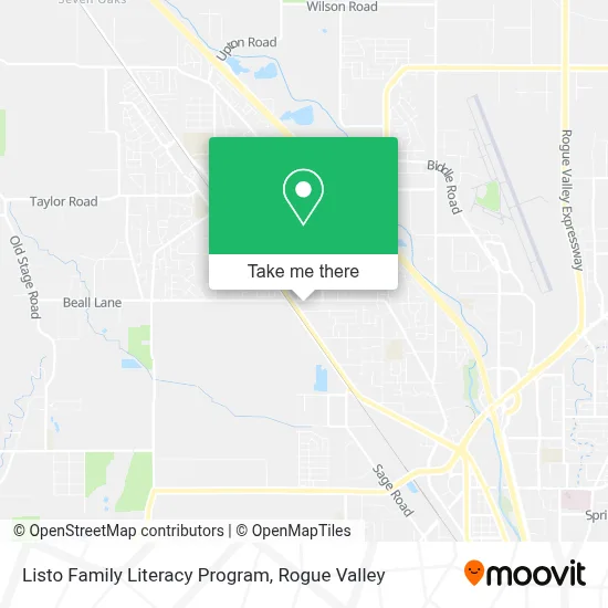 Listo Family Literacy Program map