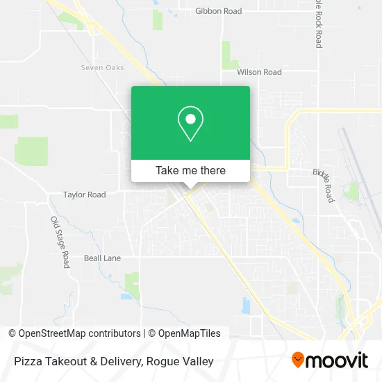 Pizza Takeout & Delivery map
