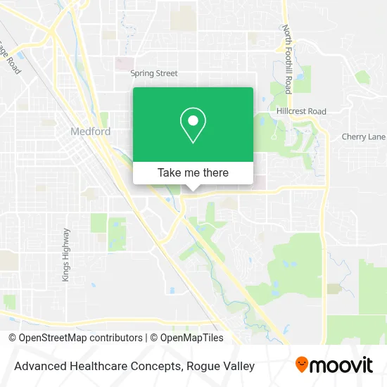 Advanced Healthcare Concepts map