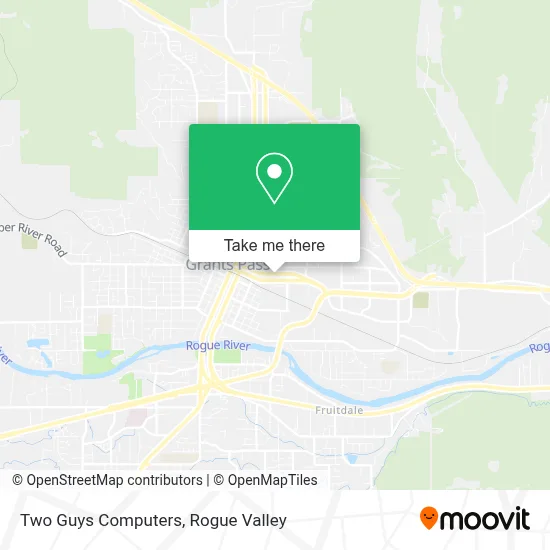 Two Guys Computers map