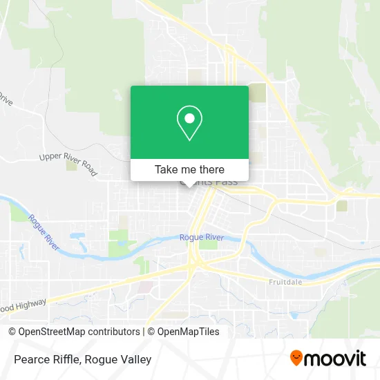 Pearce Riffle map