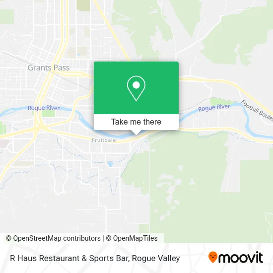 R Haus Restaurant & Sports Bar map