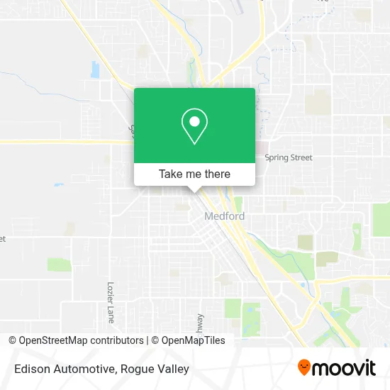 Edison Automotive map