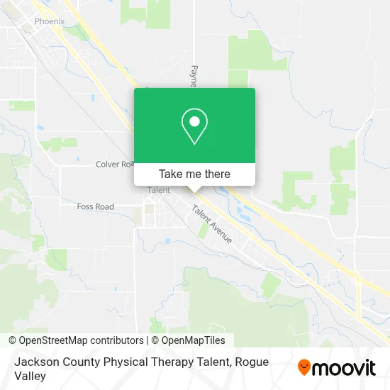 Jackson County Physical Therapy Talent map