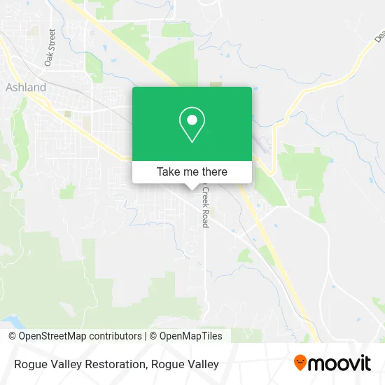Rogue Valley Restoration map