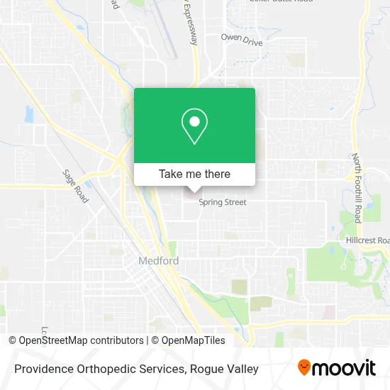 Providence Orthopedic Services map