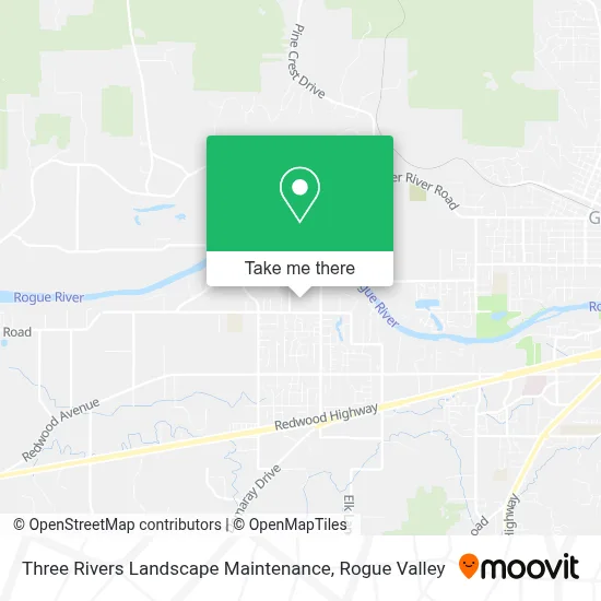 Three Rivers Landscape Maintenance map