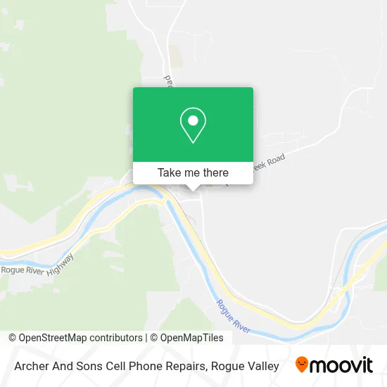 Archer And Sons Cell Phone Repairs map