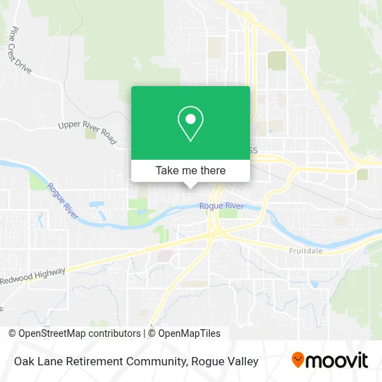 Oak Lane Retirement Community map