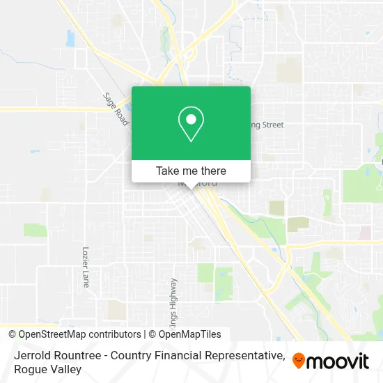 Jerrold Rountree - Country Financial Representative map