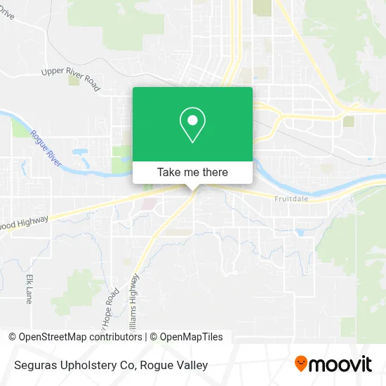 Seguras Upholstery Co map