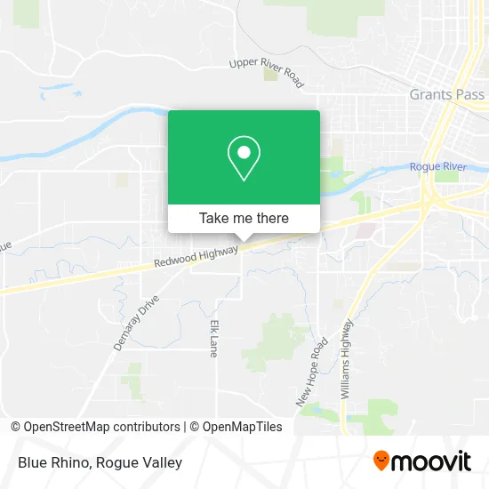 Blue Rhino map