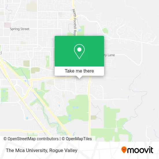 The Mca University map