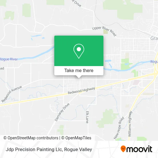 Jdp Precision Painting Llc map