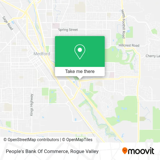 People's Bank Of Commerce map