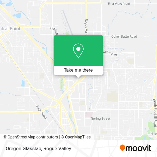 Oregon Glasslab map