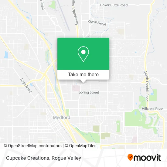 Cupcake Creations map