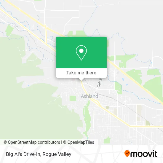 Big Al's Drive-In map