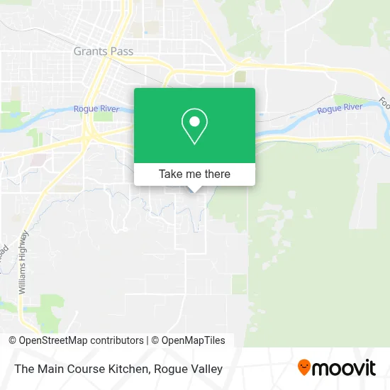 The Main Course Kitchen map