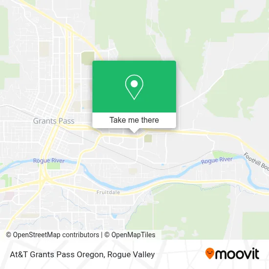 At&T Grants Pass Oregon map