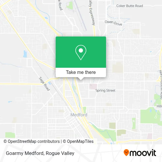 Goarmy Medford map