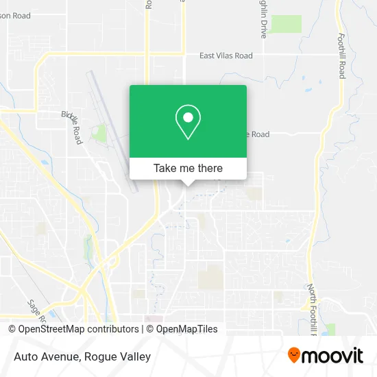 Auto Avenue map