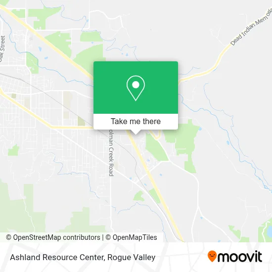 Ashland Resource Center map