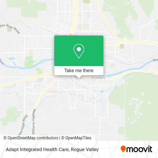 Adapt Integrated Health Care map