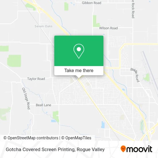 Gotcha Covered Screen Printing map