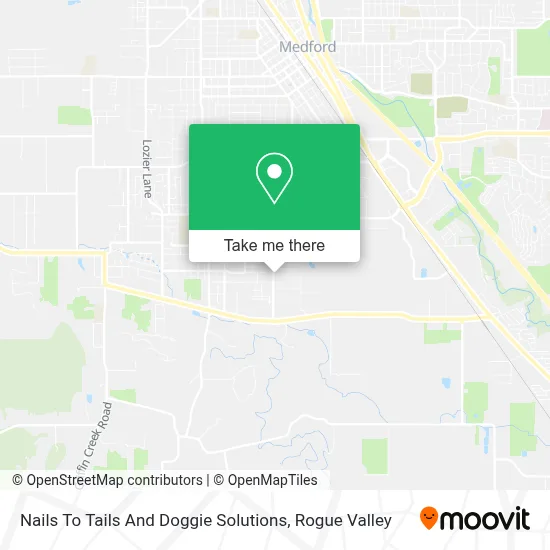 Nails To Tails And Doggie Solutions map