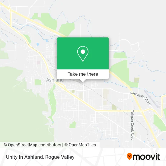 Unity In Ashland map