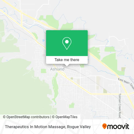 Therapeutics In Motion Massage map