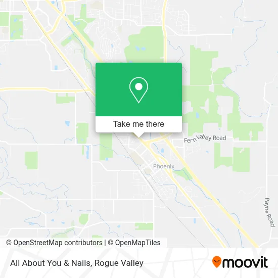 All About You & Nails map