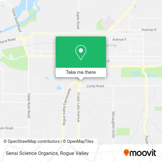 Sensi Science Organics map