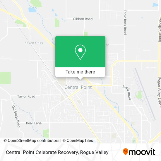 Central Point Celebrate Recovery map